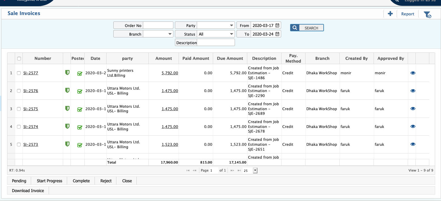 installation and setup of budget module